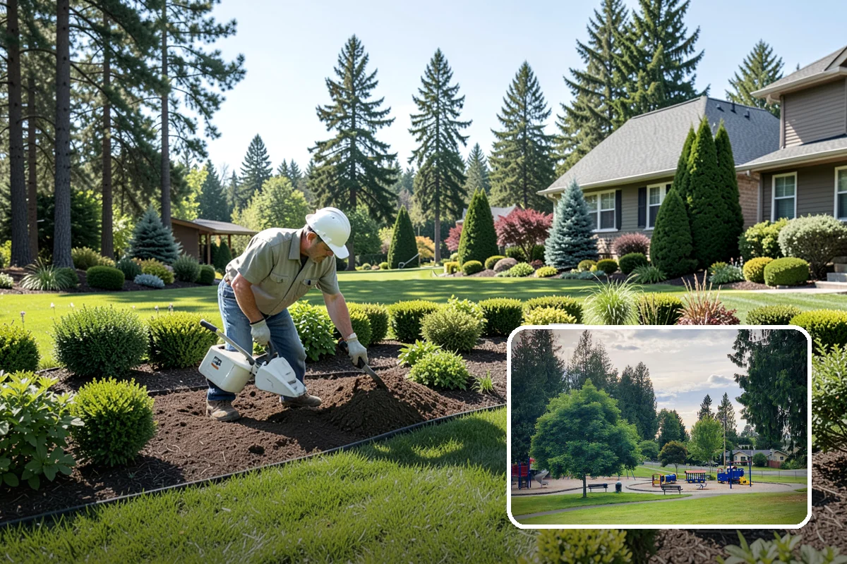 Overgrown Hedge Restoration in Bonney Lake, Pierce County, WA - Reclaims overgrown hedges from fences and paths