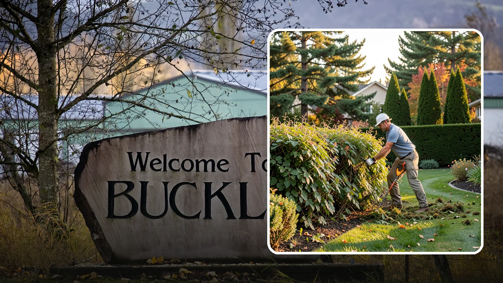 Overgrown Hedge Restoration in Buckley, Pierce County, WA - Comprehensive restoration that reclaims neglected, oversized hedges and brings them back to a healthy, manageable, well-defined...