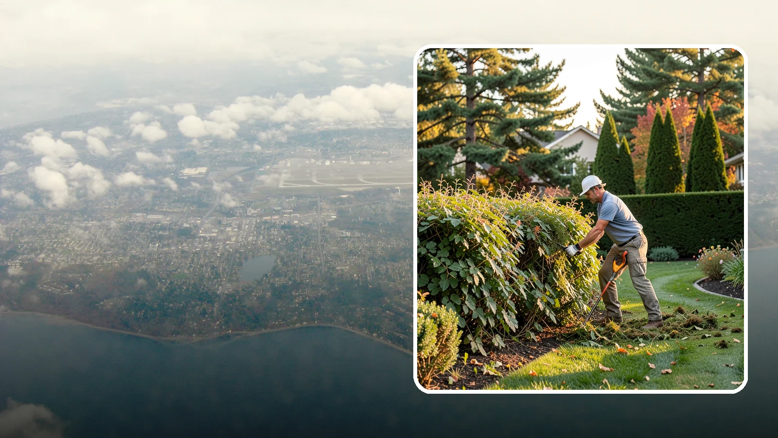 Overgrown Hedge Restoration in Burien, King County, WA - Comprehensive restoration that reclaims neglected, oversized hedges and brings them back to a healthy, manageable, well-defined...