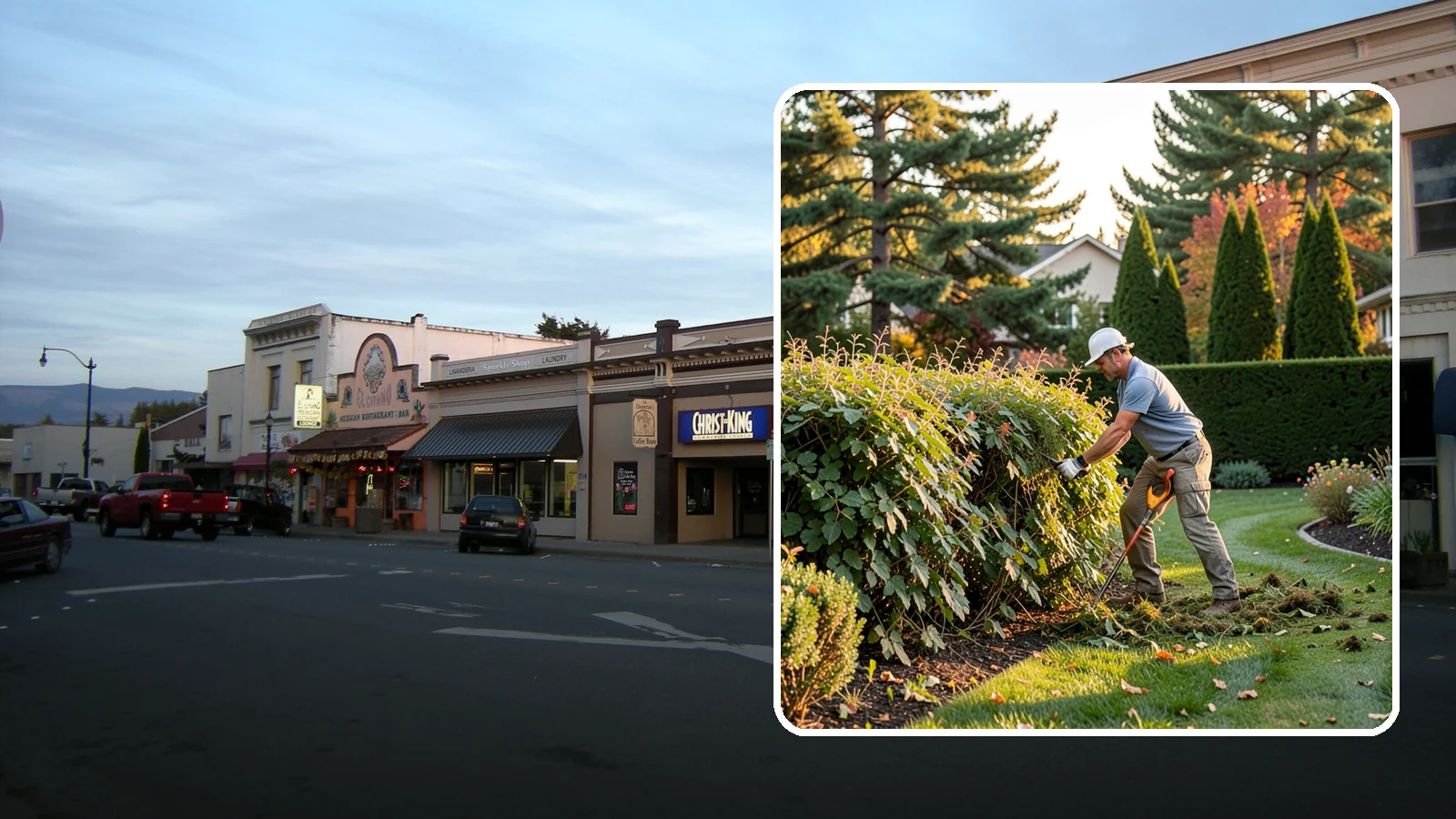 Overgrown Hedge Restoration in Burlington, Skagit County, WA - Comprehensive restoration that reclaims neglected, oversized hedges and brings them back to a healthy, manageable, well-defined...