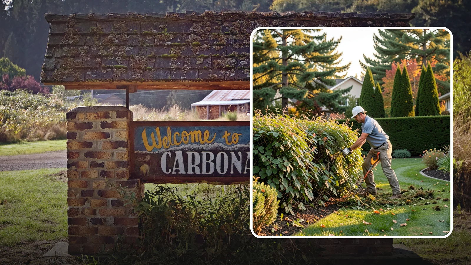 Overgrown Hedge Restoration in Carbonado, Pierce County, WA - Comprehensive restoration that reclaims neglected, oversized hedges and brings them back to a healthy, manageable, well-defined...