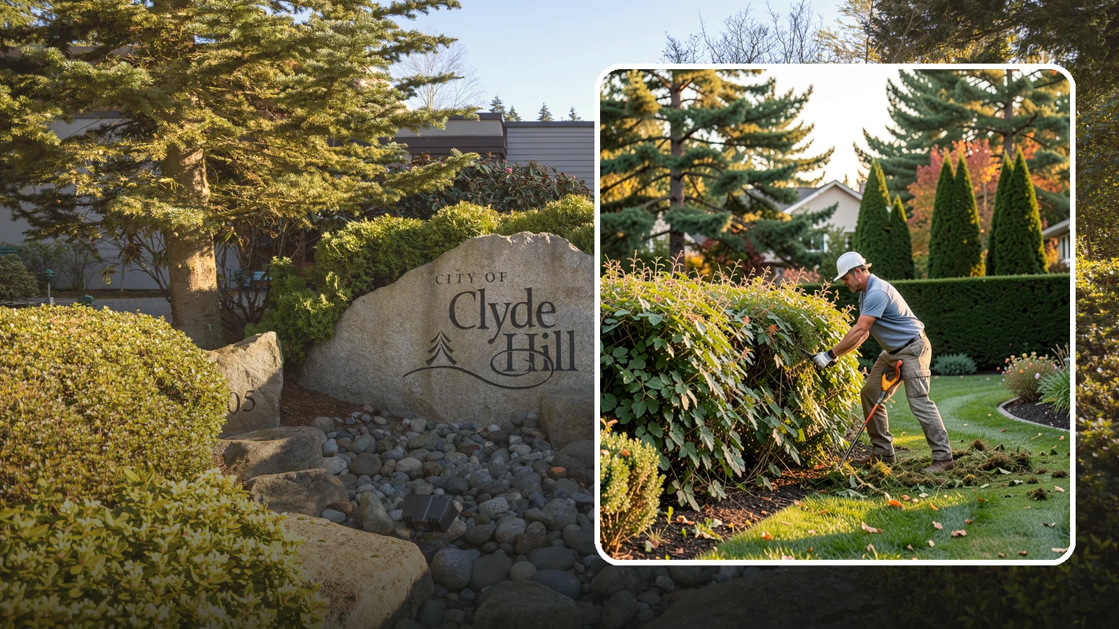 Overgrown Hedge Restoration in Clyde Hill, King County, WA - Comprehensive restoration that reclaims neglected, oversized hedges and brings them back to a healthy, manageable, well-defined...