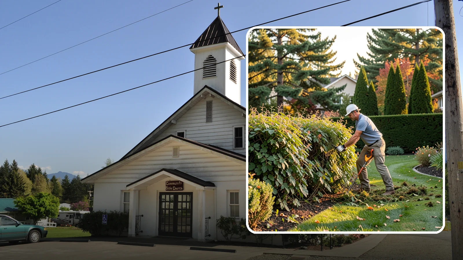 Overgrown Hedge Restoration in Concrete, Skagit County, WA - Comprehensive restoration that reclaims neglected, oversized hedges and brings them back to a healthy, manageable, well-defined...
