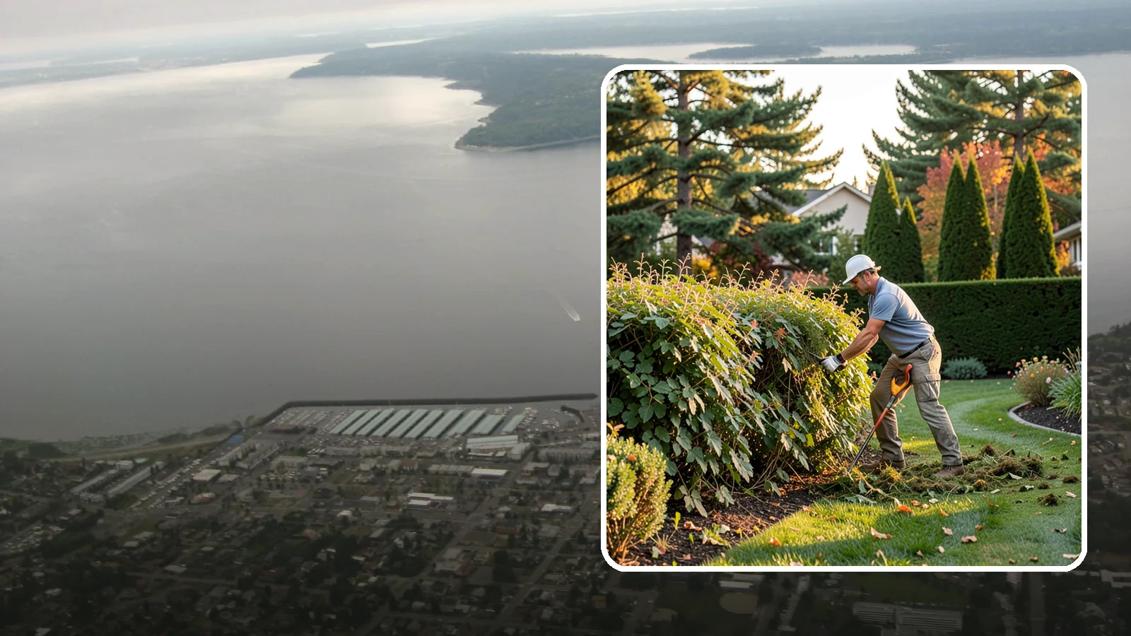 Overgrown Hedge Restoration in Des Moines, King County, WA - Comprehensive restoration that reclaims neglected, oversized hedges and brings them back to a healthy, manageable, well-defined...