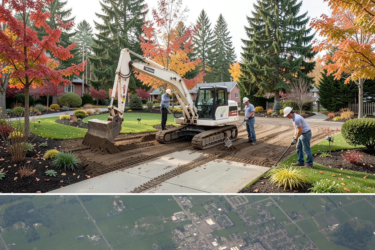 Overgrown Hedge Restoration in Enumclaw, King County, WA - Begin restoration in late winter to early spring so plants recover strongly through the growing season.