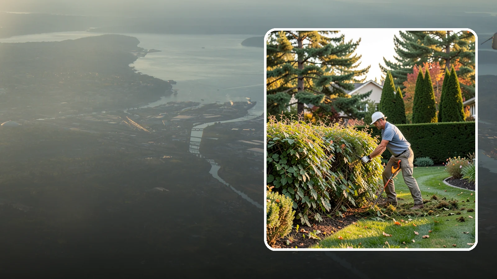 Overgrown Hedge Restoration in Fife, Pierce County, WA - Comprehensive restoration that reclaims neglected, oversized hedges and brings them back to a healthy, manageable, well-defined...