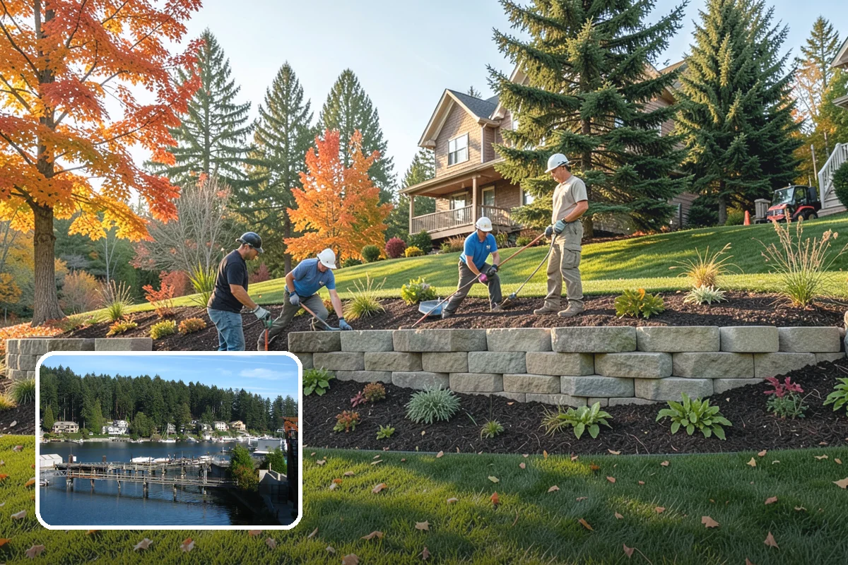 Overgrown Hedge Restoration in Gig Harbor, Pierce County, WA - Reclaims overgrown hedges from fences and paths