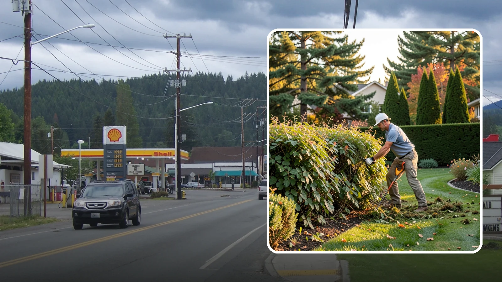 Overgrown Hedge Restoration in Granite Falls, Snohomish County, WA - Comprehensive restoration that reclaims neglected, oversized hedges and brings them back to a healthy, manageable, well-defined...