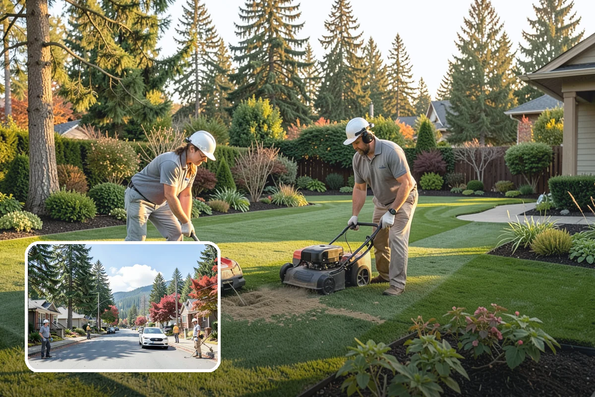Overgrown Hedge Restoration in Hunts Point, King County, WA - Reclaims overgrown hedges from fences and paths