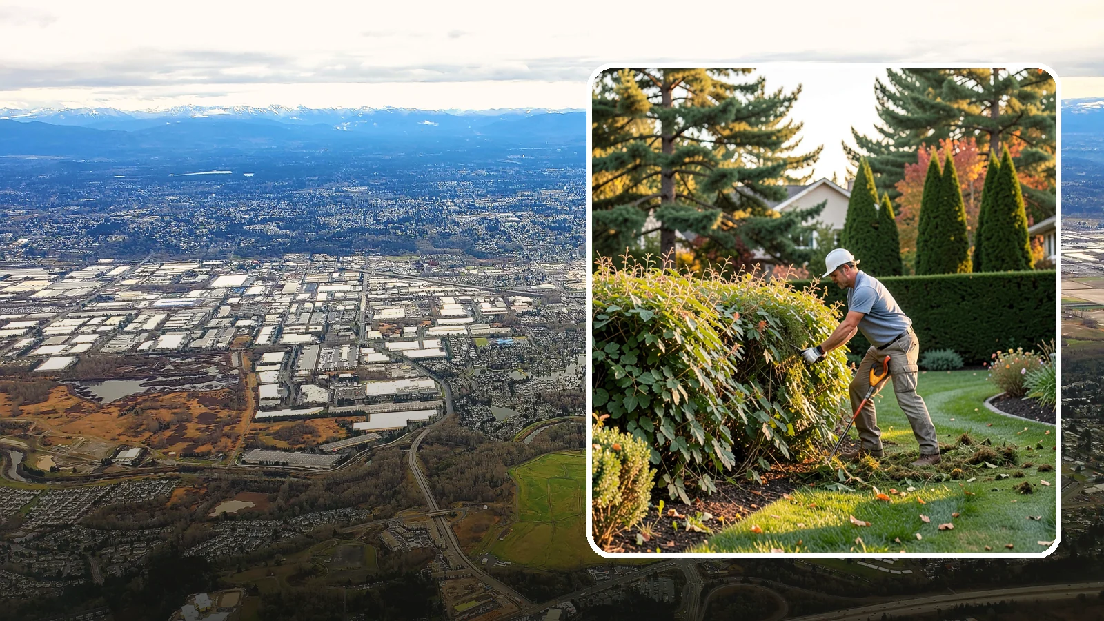 Overgrown Hedge Restoration in Kent, King County, WA - Comprehensive restoration that reclaims neglected, oversized hedges and brings them back to a healthy, manageable, well-defined...