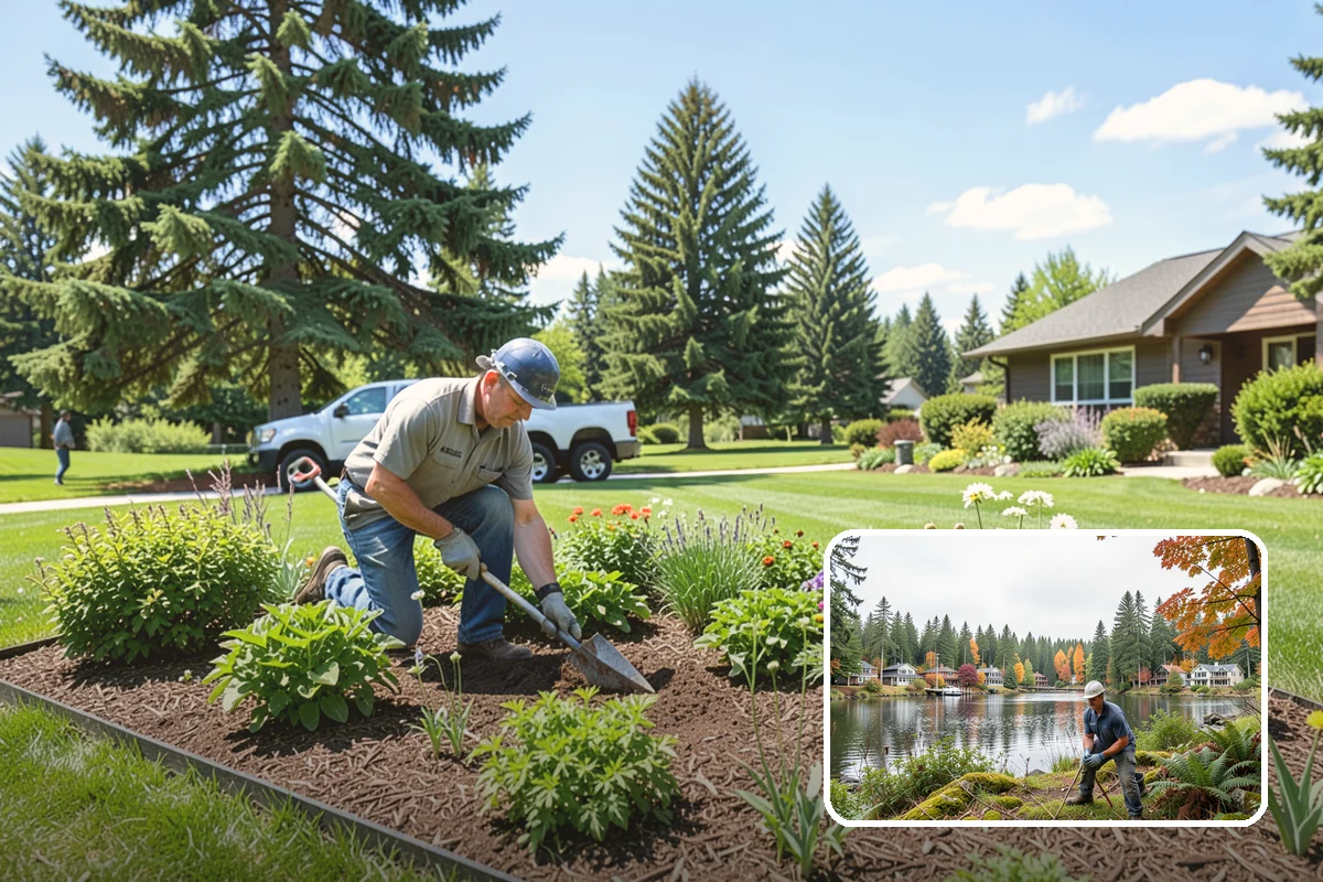 Overgrown Hedge Restoration in La Conner, Skagit County, WA - Reclaims overgrown hedges from fences and paths