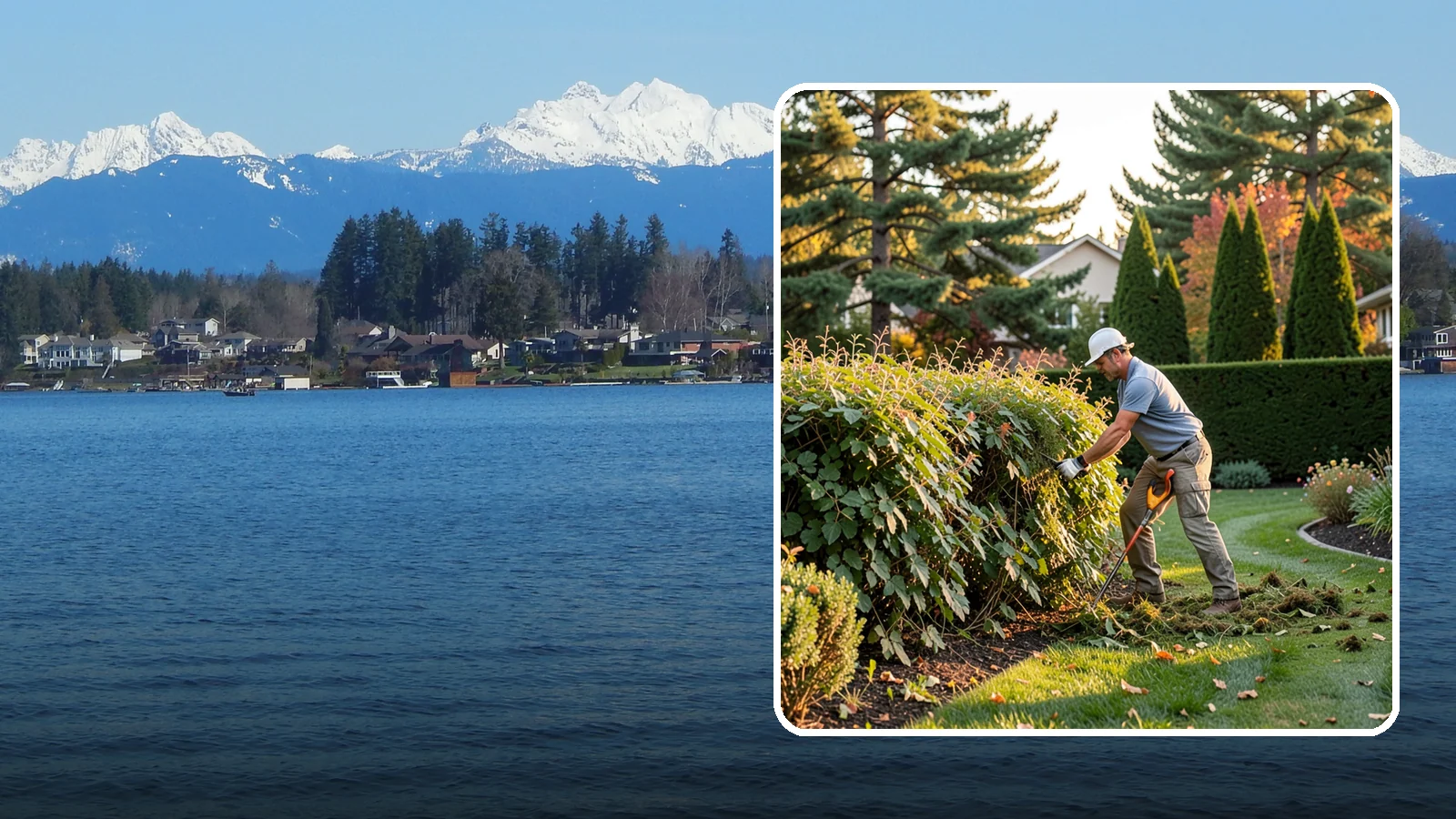 Overgrown Hedge Restoration in Lake Stevens, Snohomish County, WA - Comprehensive restoration that reclaims neglected, oversized hedges and brings them back to a healthy, manageable, well-defined...