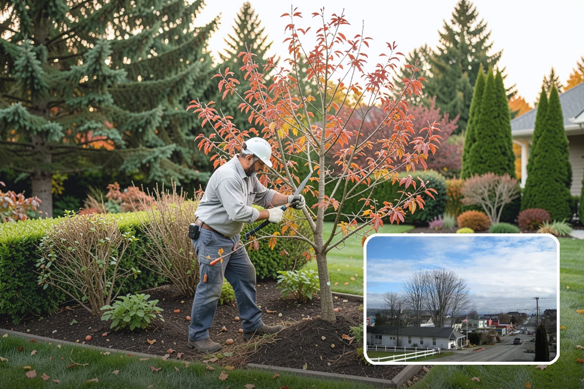 Overgrown Hedge Restoration in Langley, Island County, WA - Reclaims overgrown hedges from fences and paths