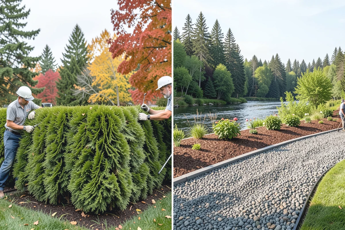 Overgrown Hedge Restoration in Marysville, Snohomish County, WA - Identify species and assess regrowth potential
