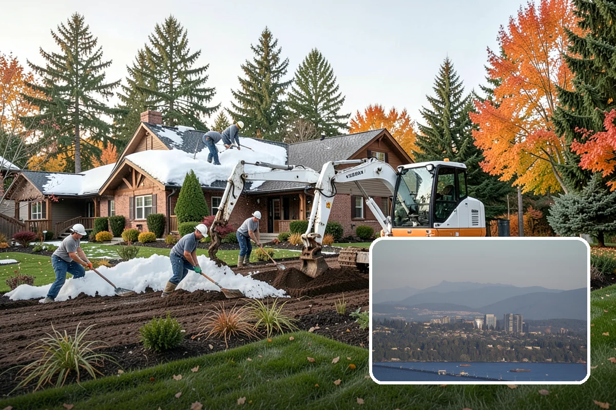 Overgrown Hedge Restoration in Medina, King County, WA - Reclaims overgrown hedges from fences and paths