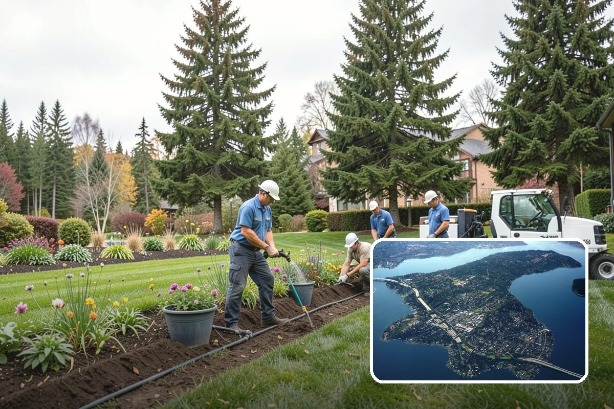Overgrown Hedge Restoration in Mercer Island, King County, WA - Reclaims overgrown hedges from fences and paths