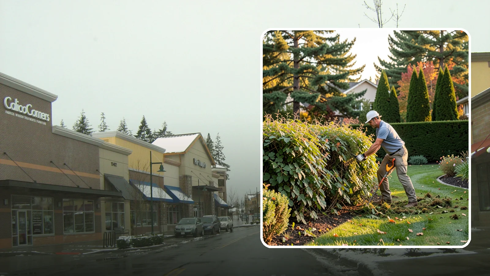 Overgrown Hedge Restoration in Mill Creek, Snohomish County, WA - Comprehensive restoration that reclaims neglected, oversized hedges and brings them back to a healthy, manageable, well-defined...