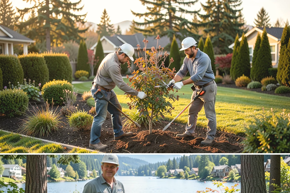 Overgrown Hedge Restoration in Milton, King County, WA - Begin restoration in late winter to early spring so plants recover strongly through the growing season.