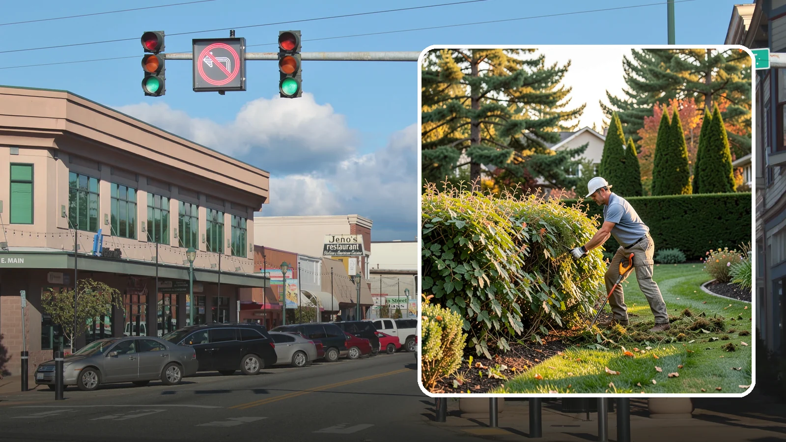 Overgrown Hedge Restoration in Monroe, Snohomish County, WA - Comprehensive restoration that reclaims neglected, oversized hedges and brings them back to a healthy, manageable, well-defined...