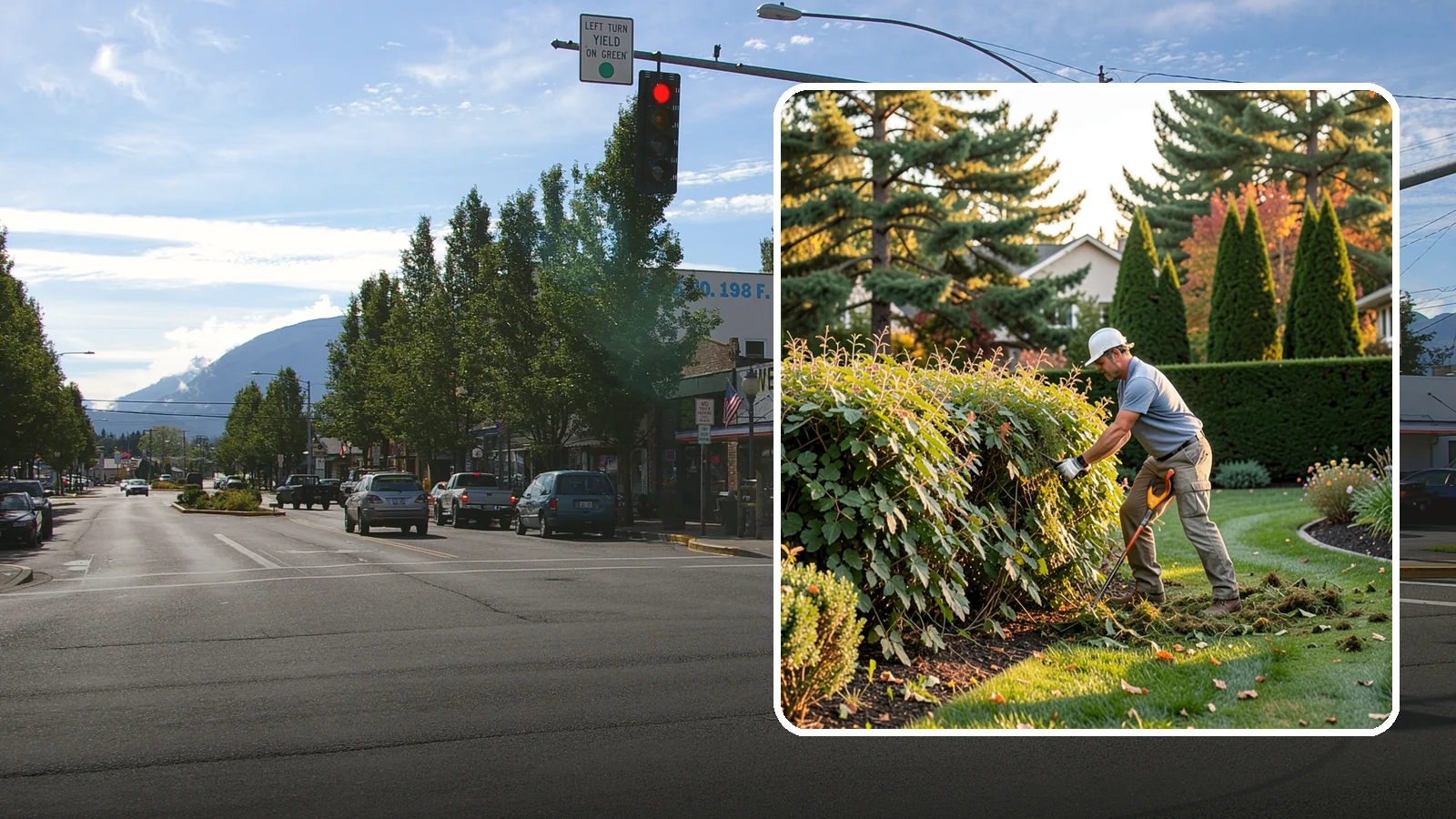 Overgrown Hedge Restoration in North Bend, King County, WA - Comprehensive restoration that reclaims neglected, oversized hedges and brings them back to a healthy, manageable, well-defined...