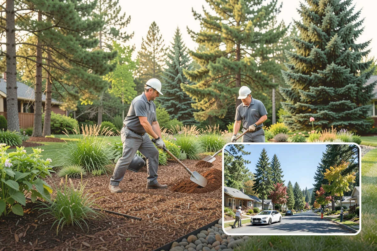 Overgrown Hedge Restoration in Orting, Pierce County, WA - Reclaims overgrown hedges from fences and paths
