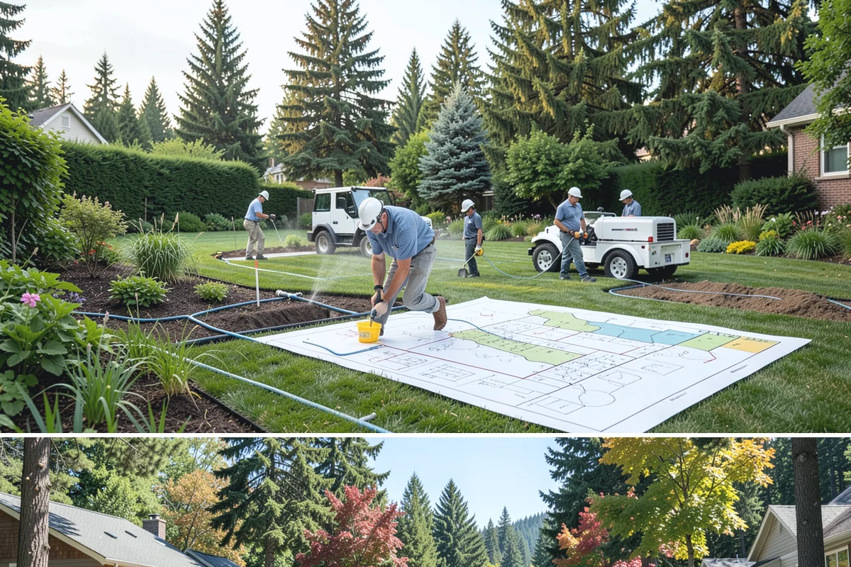 Overgrown Hedge Restoration in Orting, Pierce County, WA - Begin restoration in late winter to early spring so plants recover strongly through the growing season.