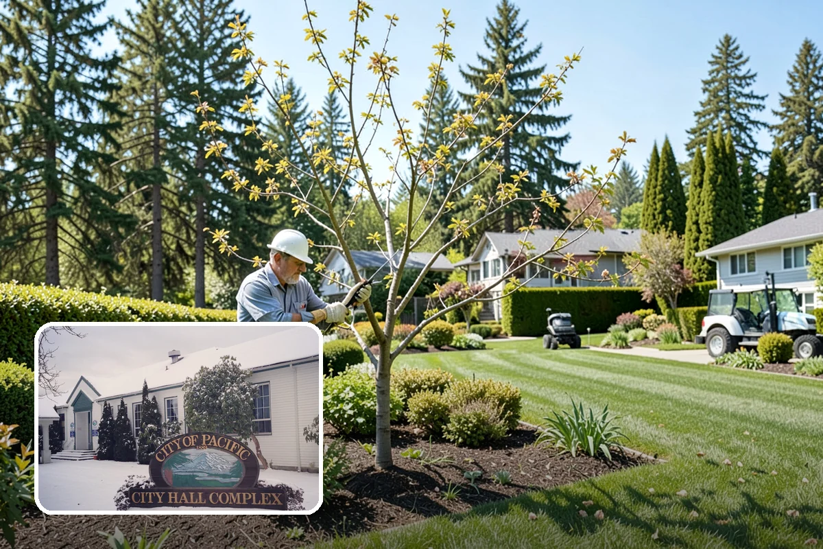 Overgrown Hedge Restoration in Pacific, King County, WA - Reclaims overgrown hedges from fences and paths