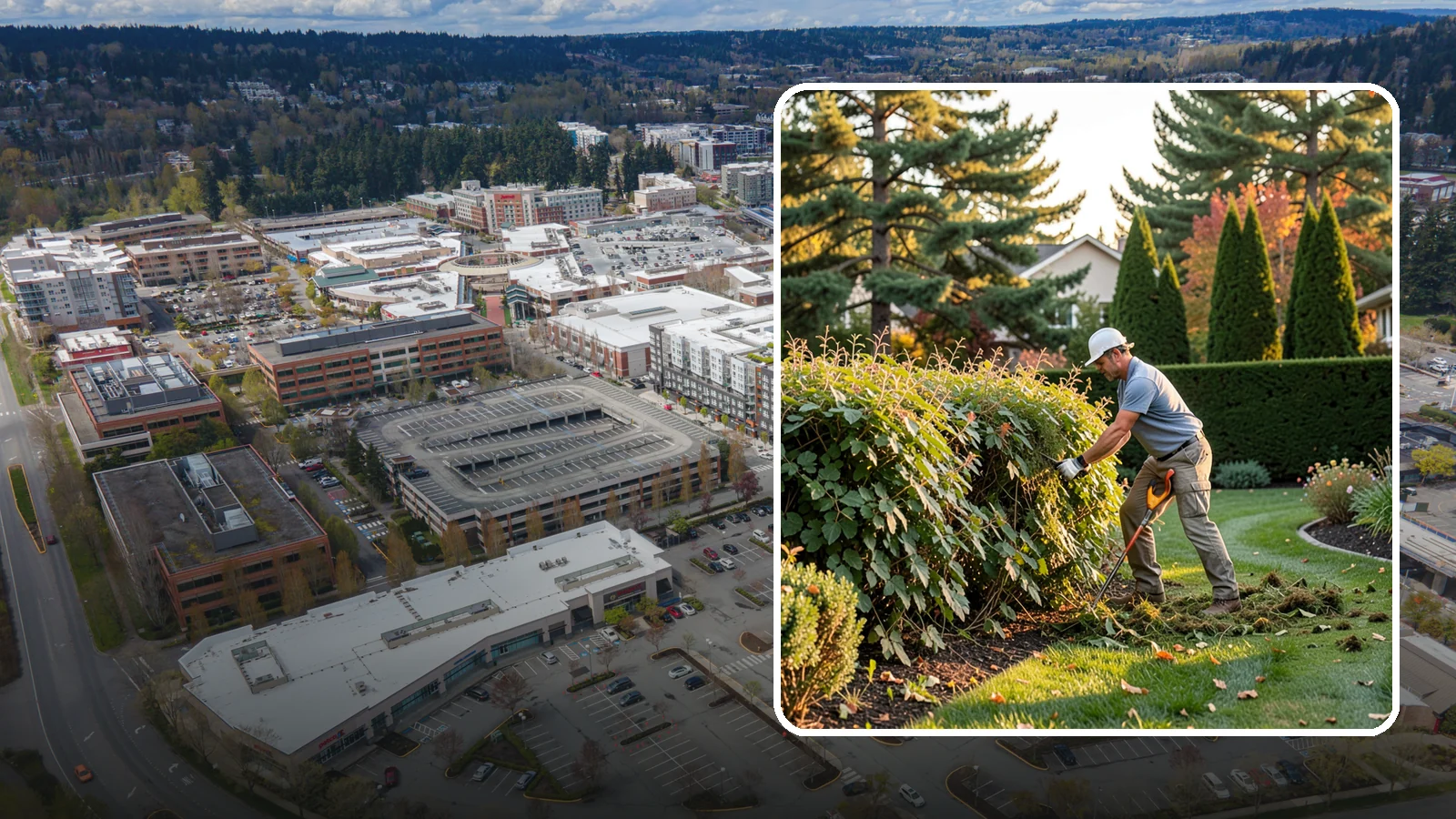 Overgrown Hedge Restoration in Redmond, King County, WA - Comprehensive restoration that reclaims neglected, oversized hedges and brings them back to a healthy, manageable, well-defined...