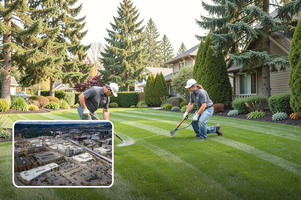 Overgrown Hedge Restoration in Redmond, King County, WA - Reclaims overgrown hedges from fences and paths