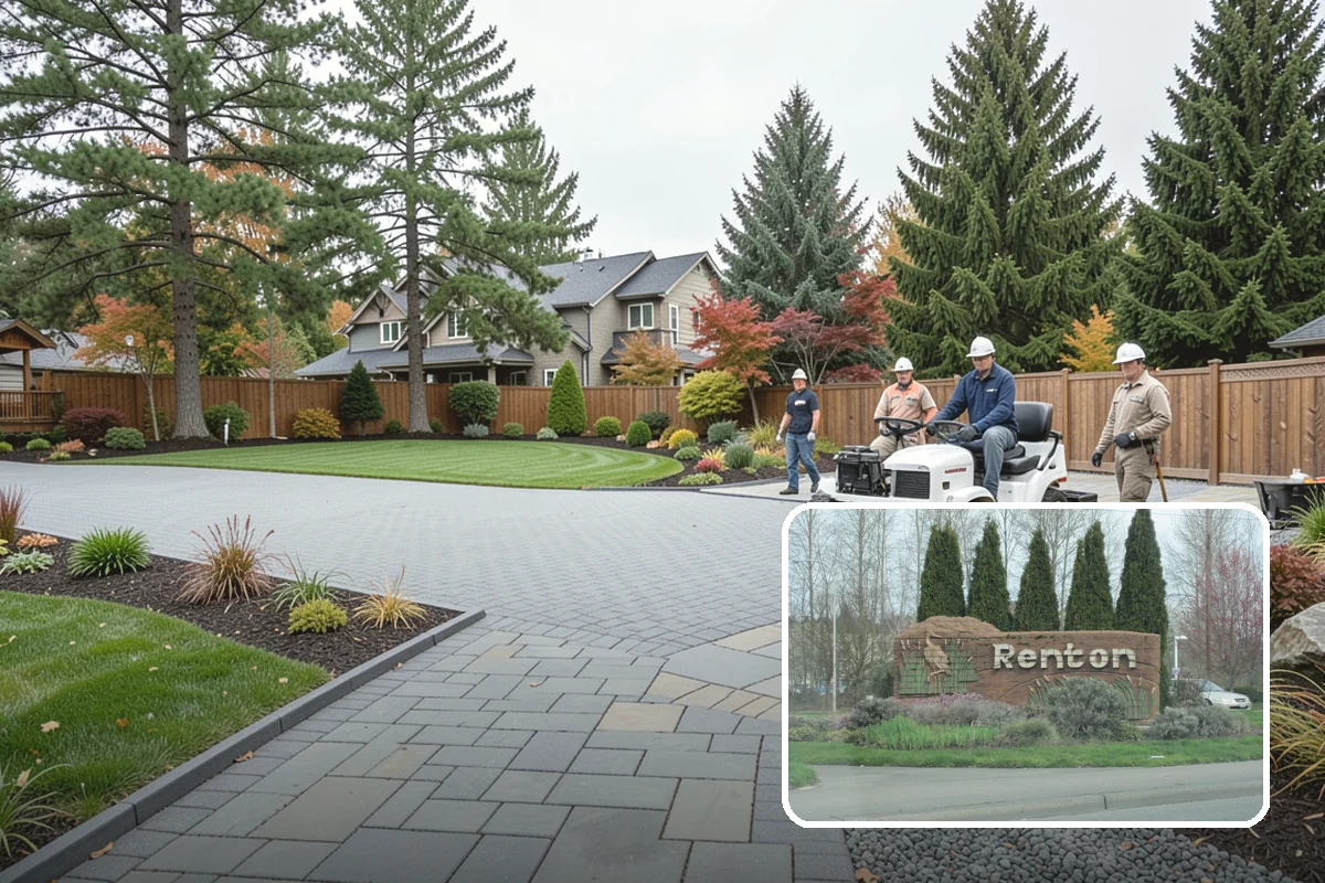Overgrown Hedge Restoration in Renton, King County, WA - Reclaims overgrown hedges from fences and paths