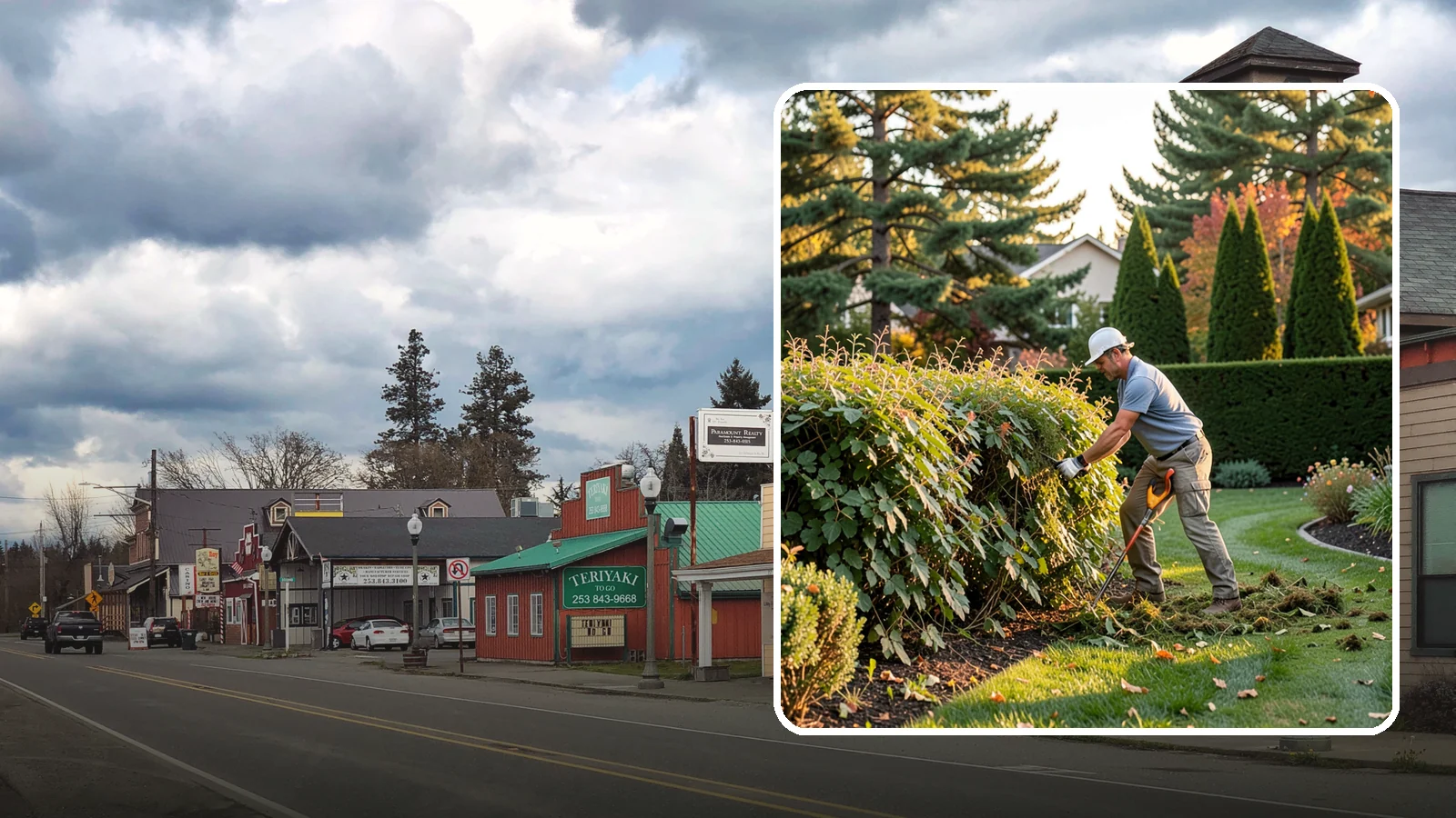 Overgrown Hedge Restoration in Roy, Pierce County, WA - Comprehensive restoration that reclaims neglected, oversized hedges and brings them back to a healthy, manageable, well-defined...