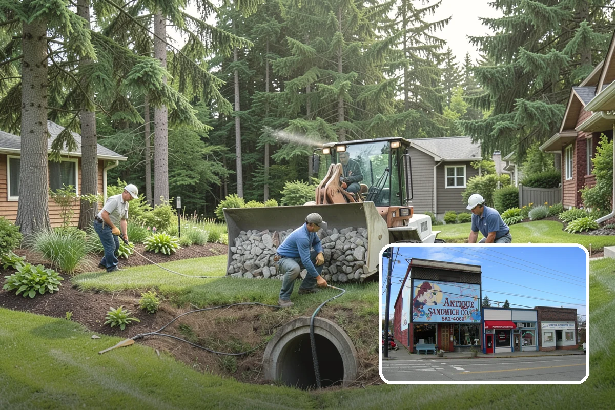 Overgrown Hedge Restoration in Ruston, Pierce County, WA - Reclaims overgrown hedges from fences and paths