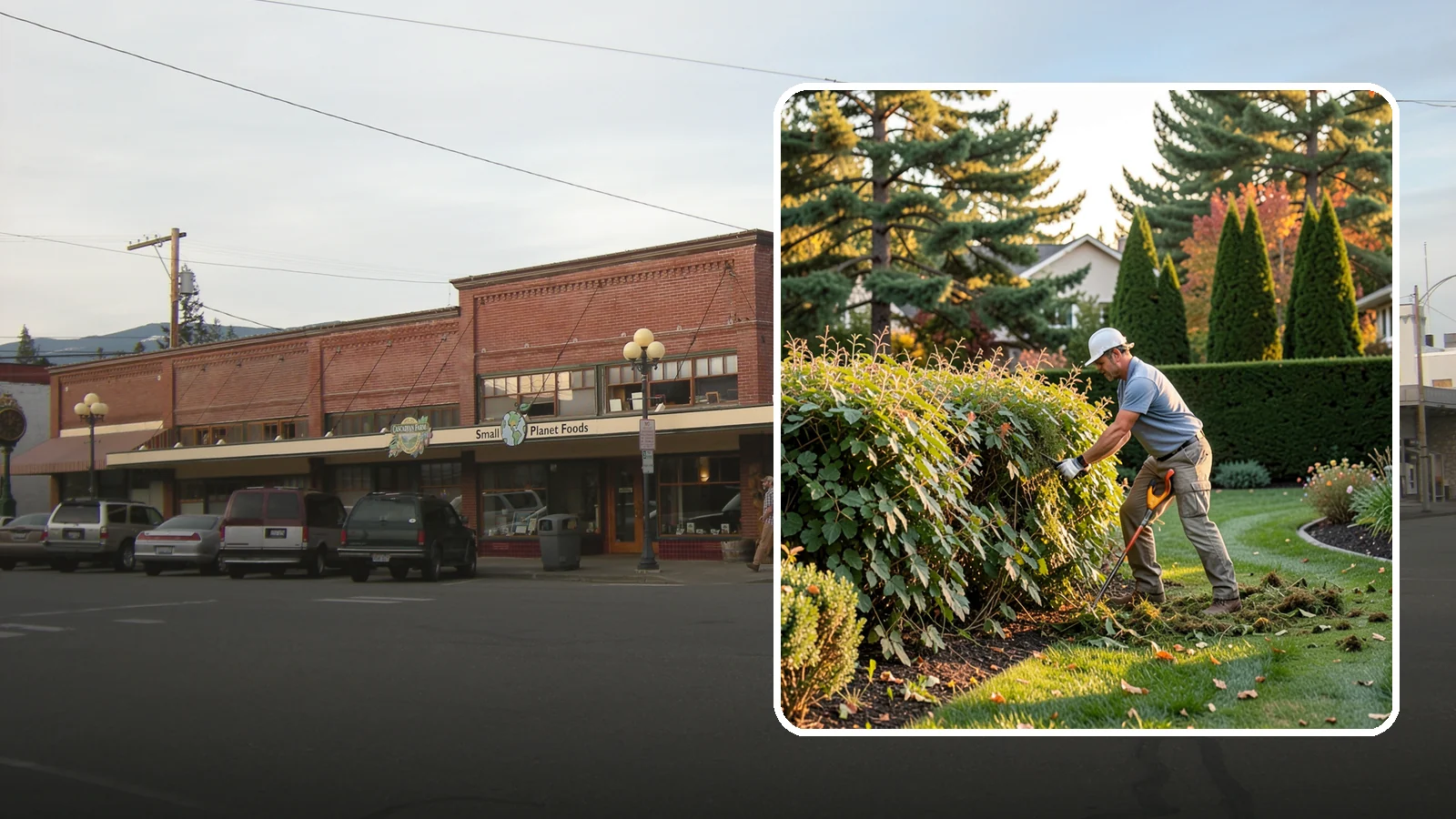 Overgrown Hedge Restoration in Sedro-Woolley, Skagit County, WA - Comprehensive restoration that reclaims neglected, oversized hedges and brings them back to a healthy, manageable, well-defined...
