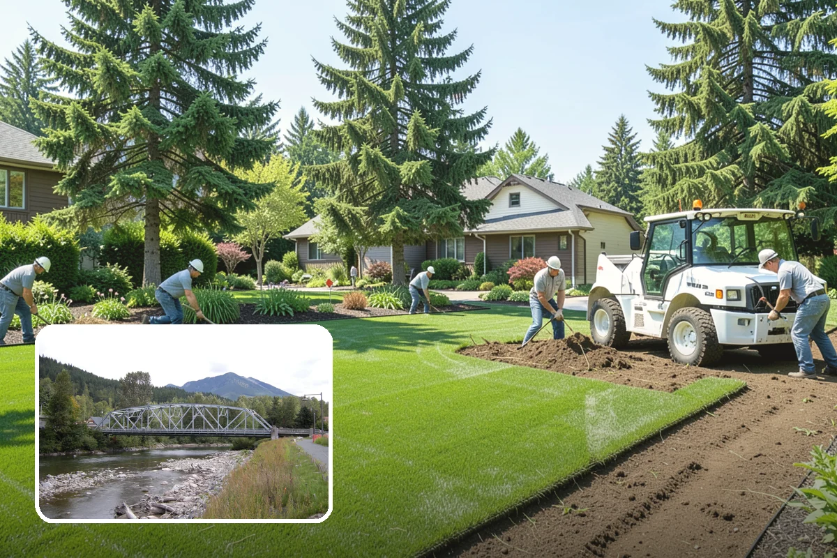 Overgrown Hedge Restoration in Skykomish, King County, WA - Reclaims overgrown hedges from fences and paths