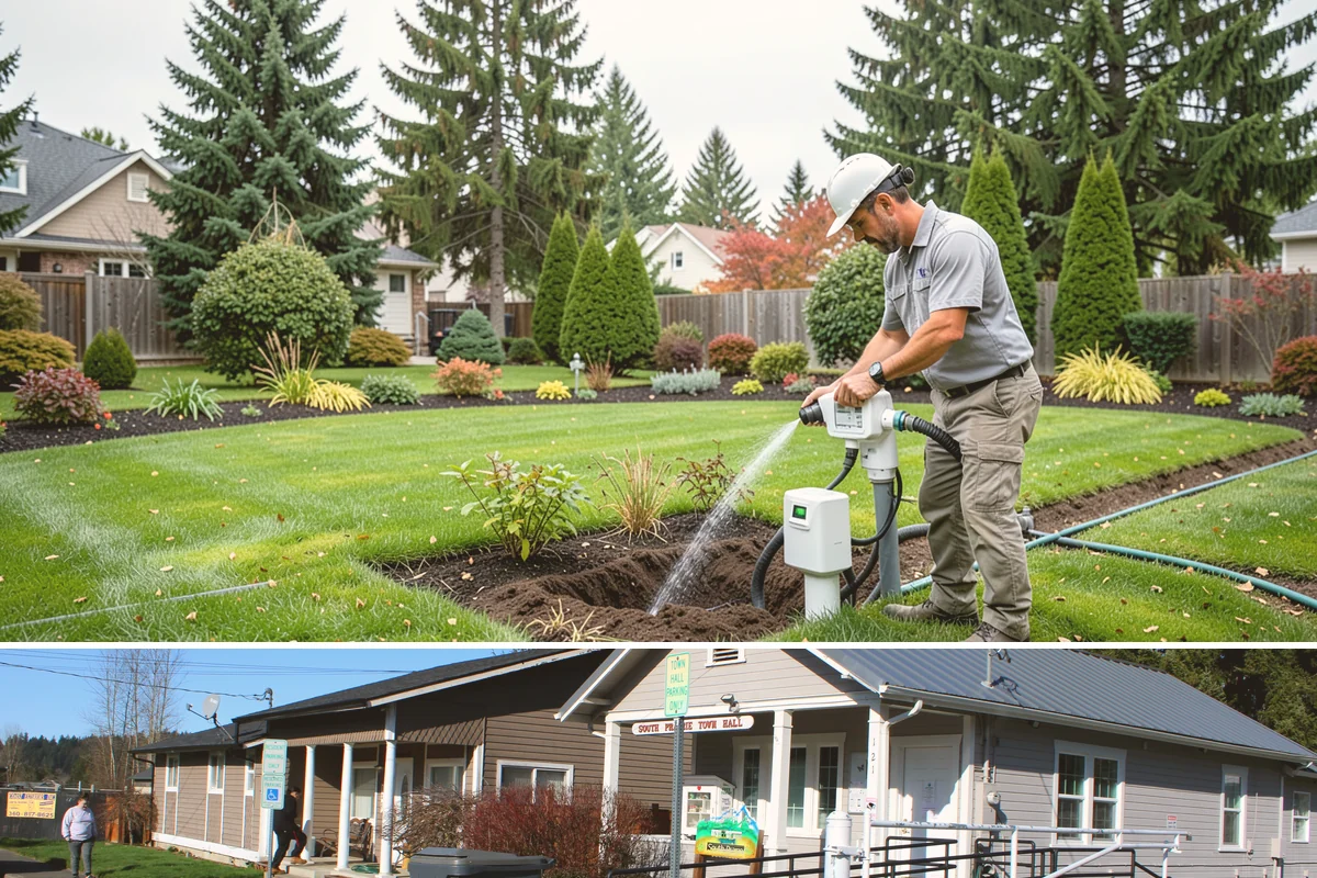 Overgrown Hedge Restoration in South Prairie, Pierce County, WA - Begin restoration in late winter to early spring so plants recover strongly through the growing season.