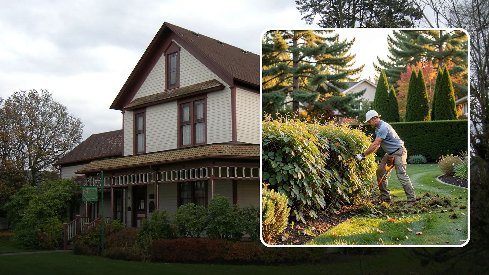 Overgrown Hedge Restoration in Sumner, Pierce County, WA - Comprehensive restoration that reclaims neglected, oversized hedges and brings them back to a healthy, manageable, well-defined...