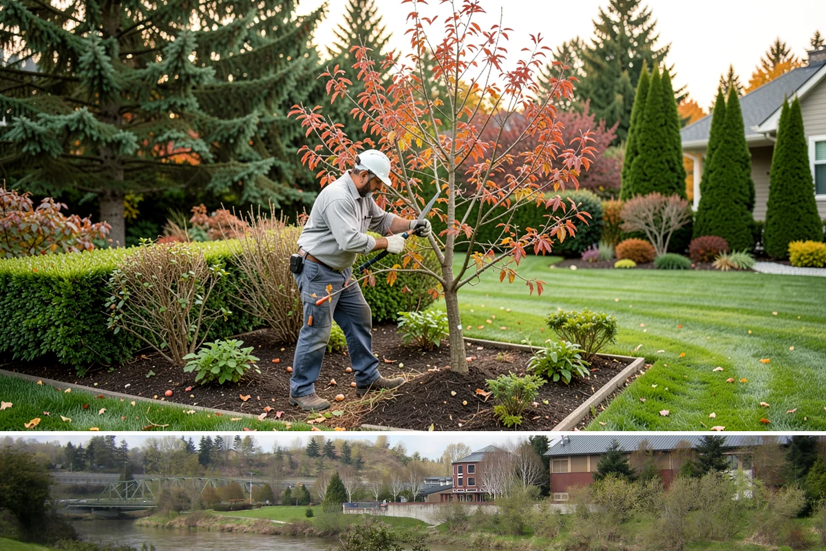 Overgrown Hedge Restoration in Tukwila, King County, WA - Begin restoration in late winter to early spring so plants recover strongly through the growing season.