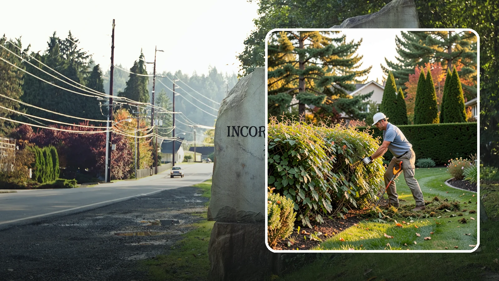 Overgrown Hedge Restoration in Wilkeson, Pierce County, WA - Comprehensive restoration that reclaims neglected, oversized hedges and brings them back to a healthy, manageable, well-defined...