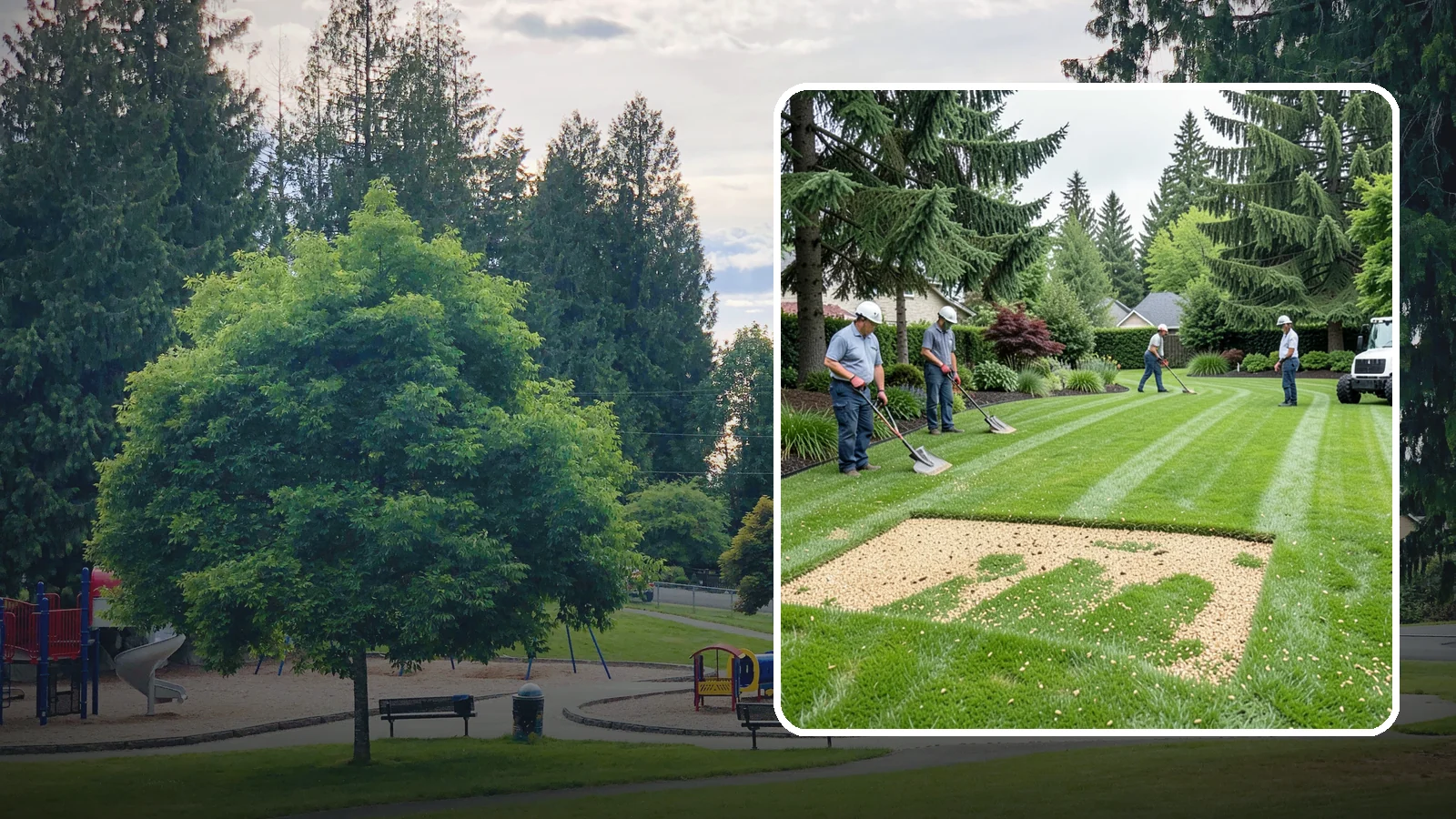 Overseeding in Bonney Lake, Pierce County, WA - Overseeding that thickens thin, patchy lawns with fresh, region-appropriate grass.