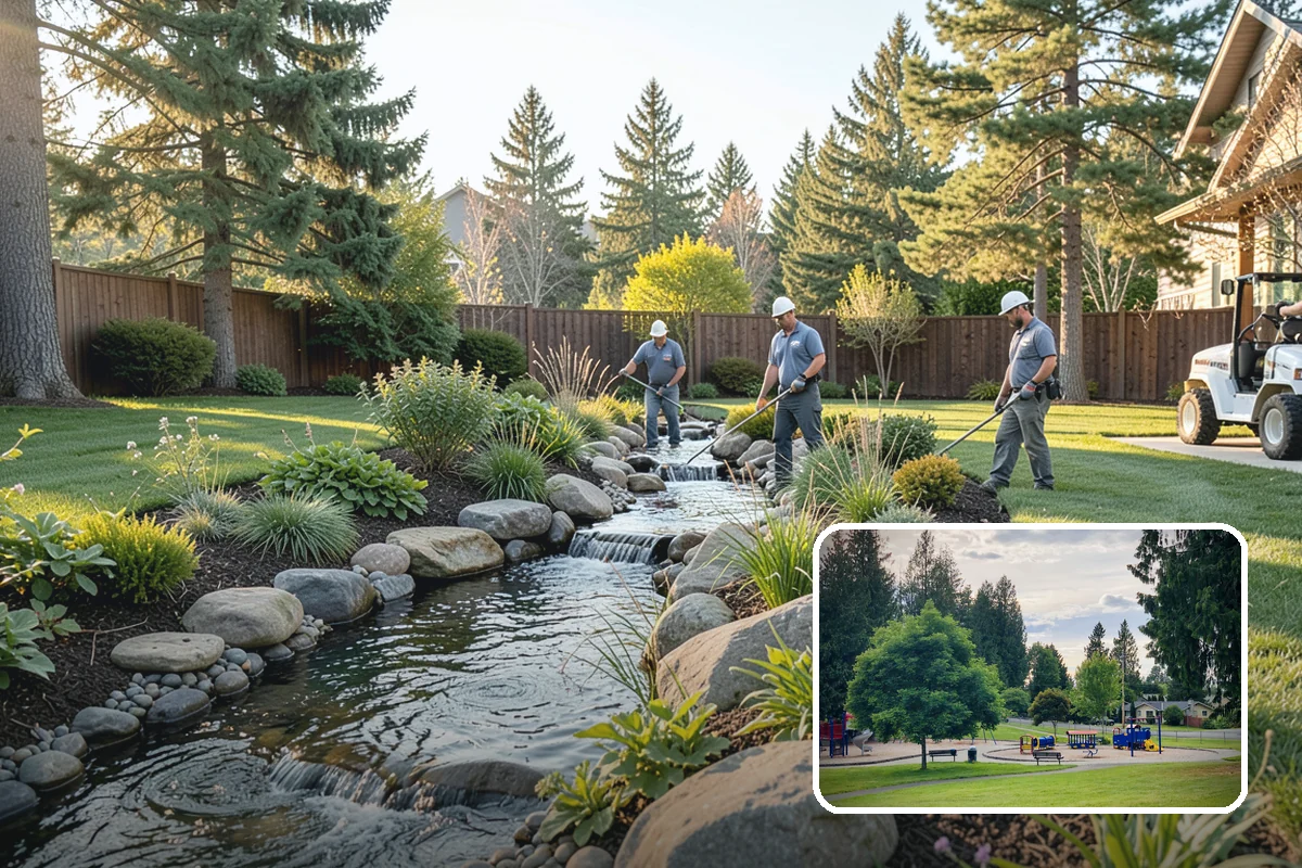 Overseeding in Bonney Lake, Pierce County, WA - Fills thin and bare areas for a denser lawn