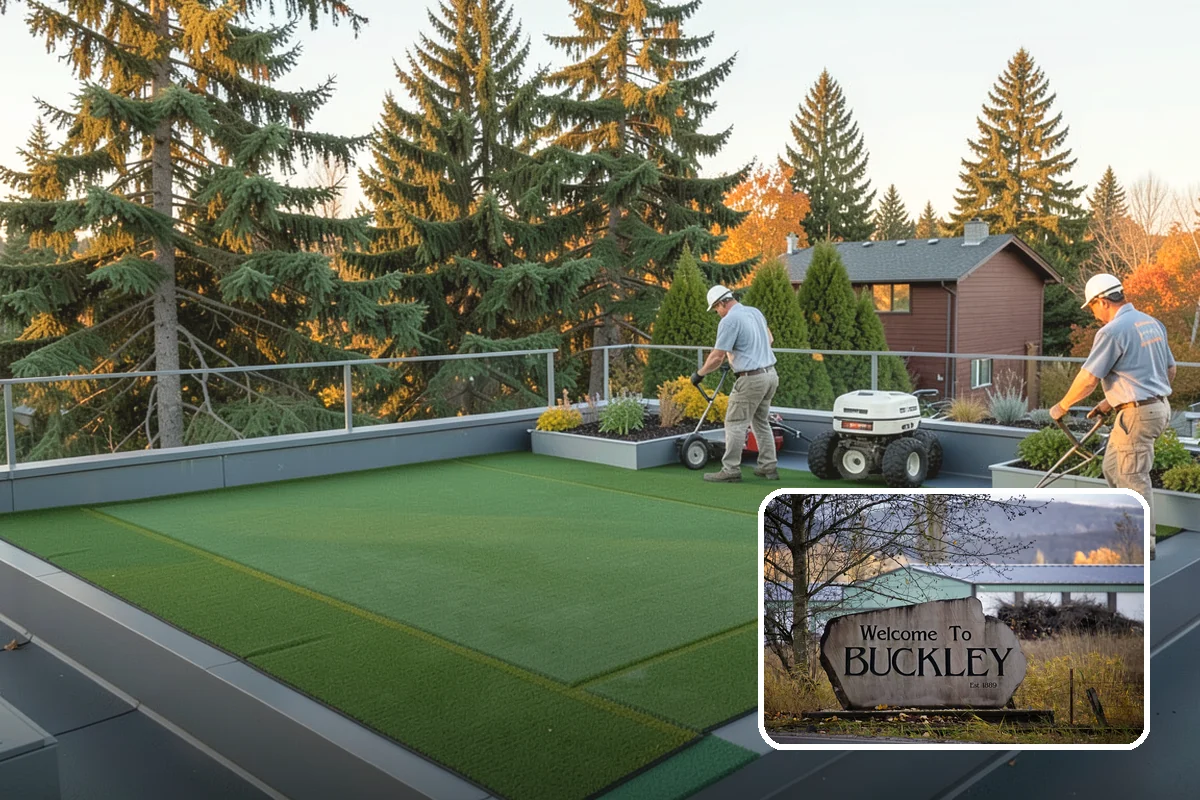 Overseeding in Buckley, Pierce County, WA - Fills thin and bare areas for a denser lawn