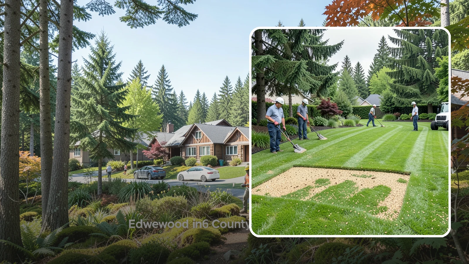Overseeding in Edgewood, Pierce County, WA - Overseeding that thickens thin, patchy lawns with fresh, region-appropriate grass.