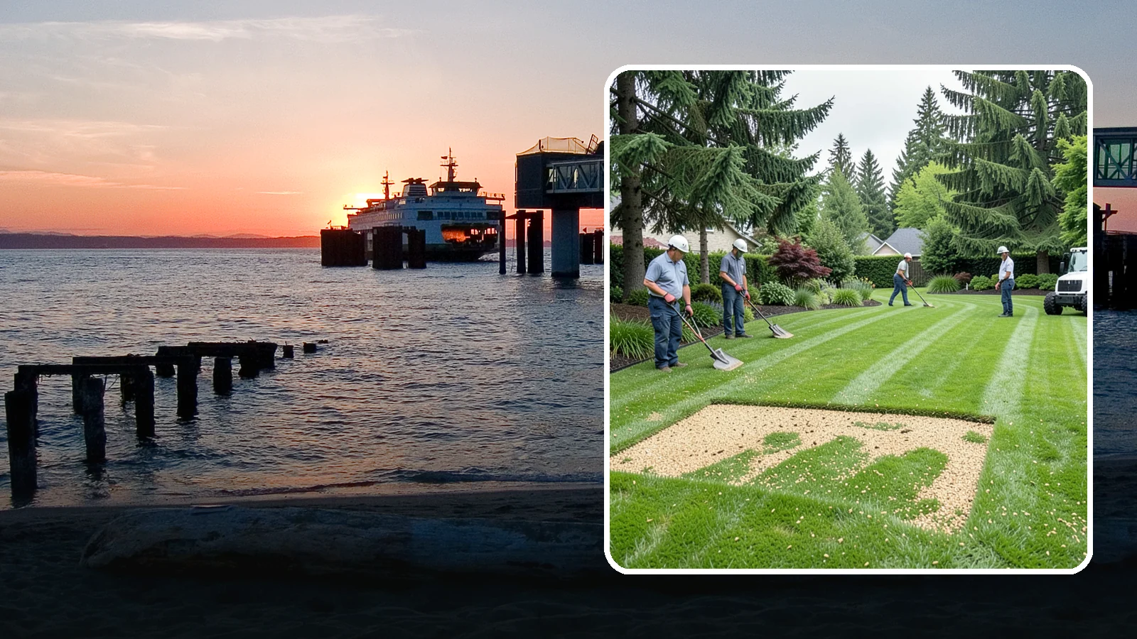 Overseeding in Edmonds, Snohomish County, WA - Overseeding that thickens thin, patchy lawns with fresh, region-appropriate grass.
