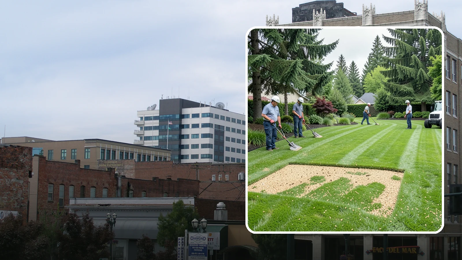 Overseeding in Everett, Snohomish County, WA - Overseeding that thickens thin, patchy lawns with fresh, region-appropriate grass.
