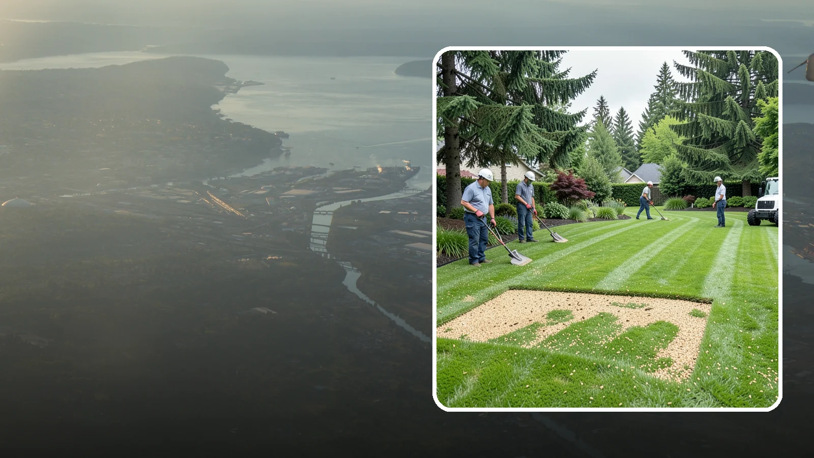 Overseeding in Fife, Pierce County, WA - Overseeding that thickens thin, patchy lawns with fresh, region-appropriate grass.