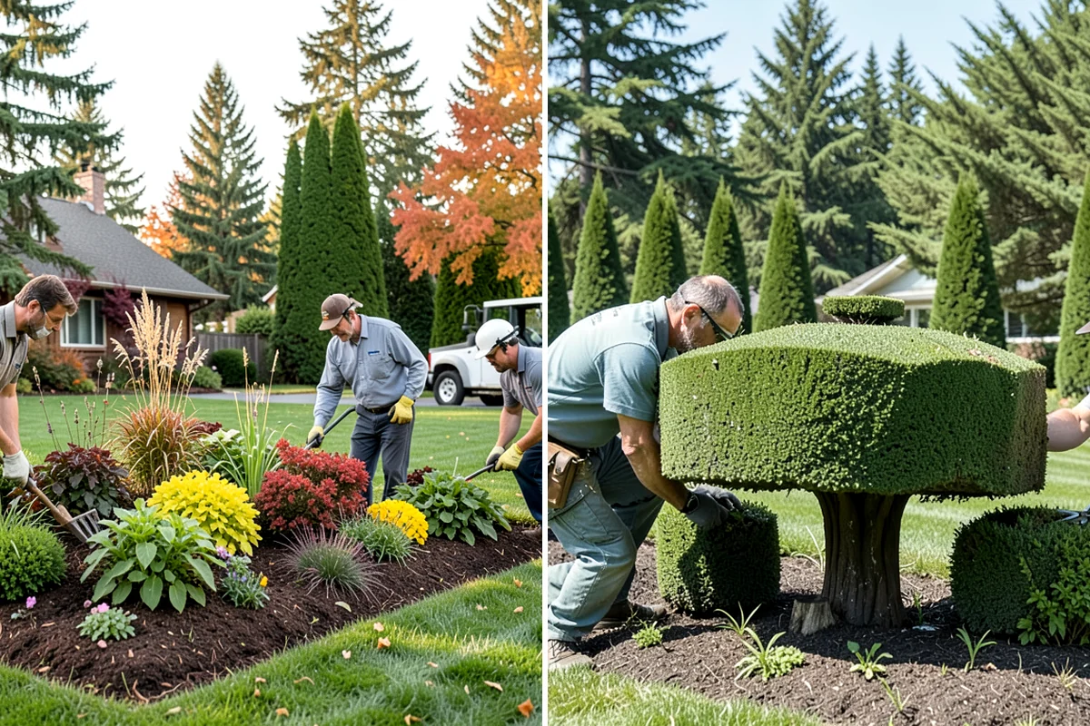 Overseeding in Fircrest, Pierce County, WA - Mow low and clear debris