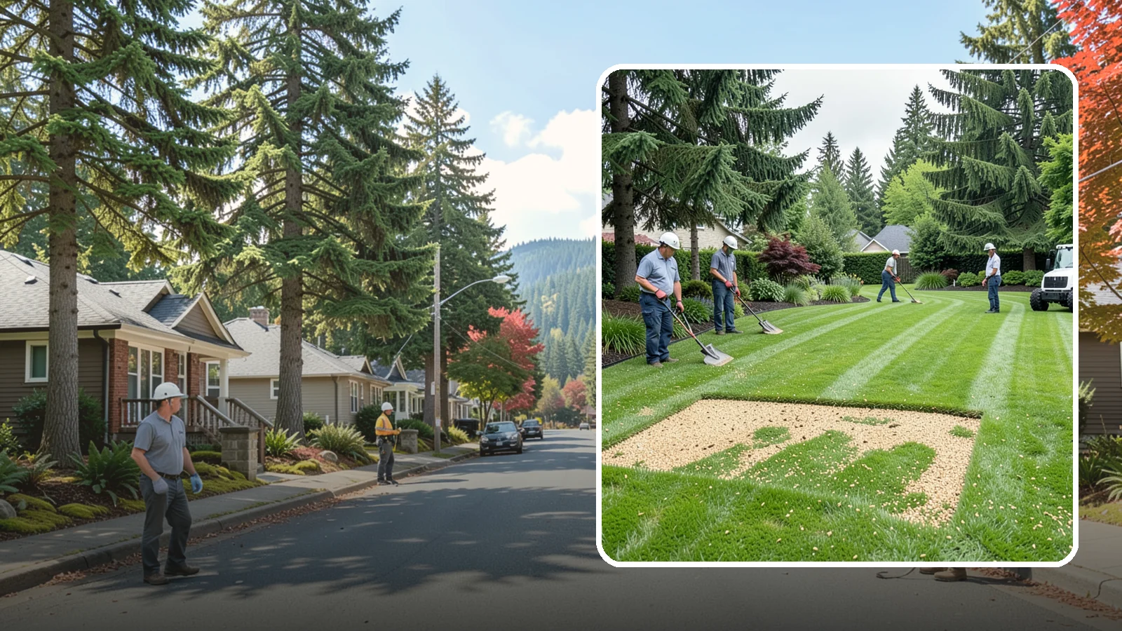 Overseeding in Hunts Point, King County, WA - Overseeding that thickens thin, patchy lawns with fresh, region-appropriate grass.