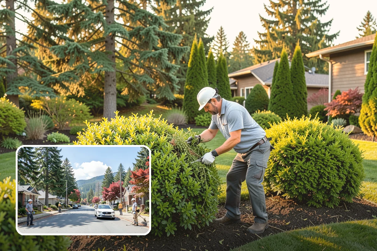 Overseeding in Hunts Point, King County, WA - Fills thin and bare areas for a denser lawn