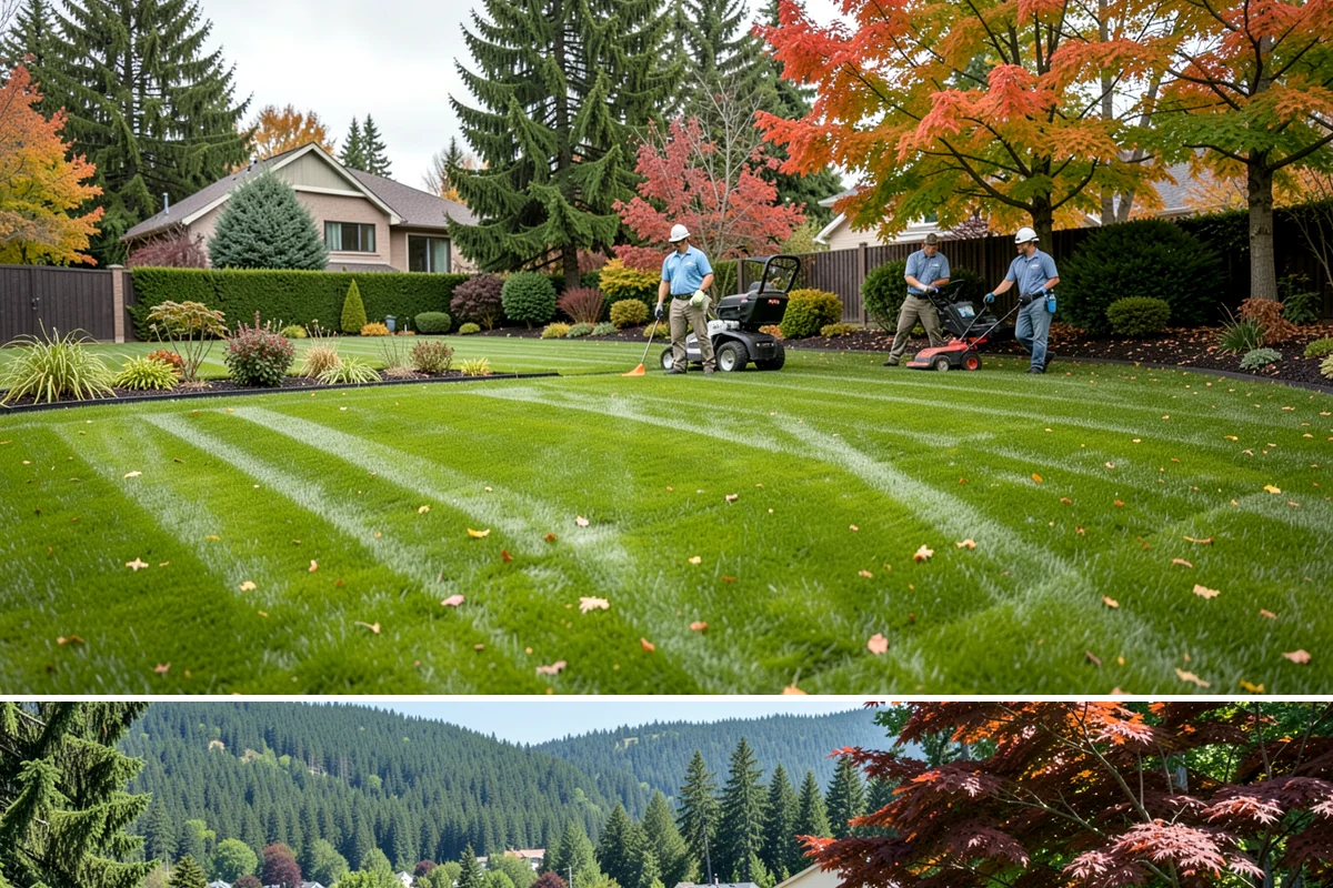 Overseeding in Index, Snohomish County, WA - Early fall is ideal for germination and root establishment