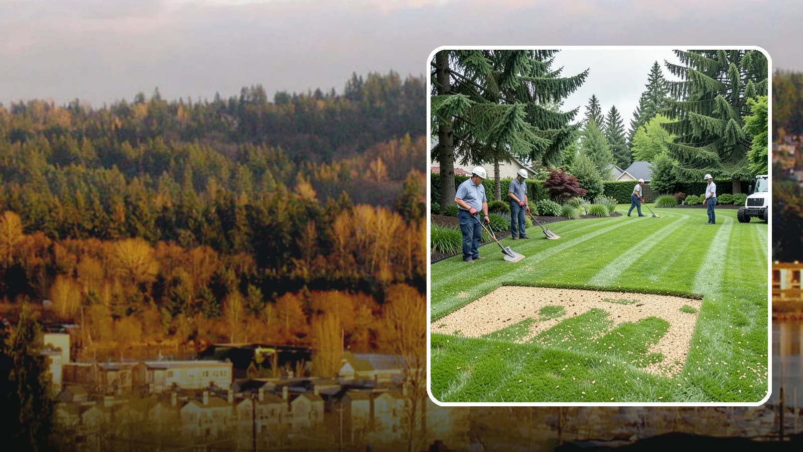 Overseeding in Kenmore, King County, WA - Overseeding that thickens thin, patchy lawns with fresh, region-appropriate grass.